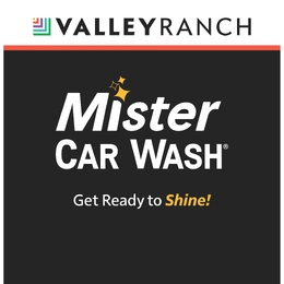 Mister Car Wash in Valley Ranch Town Center (Signorelli Company)