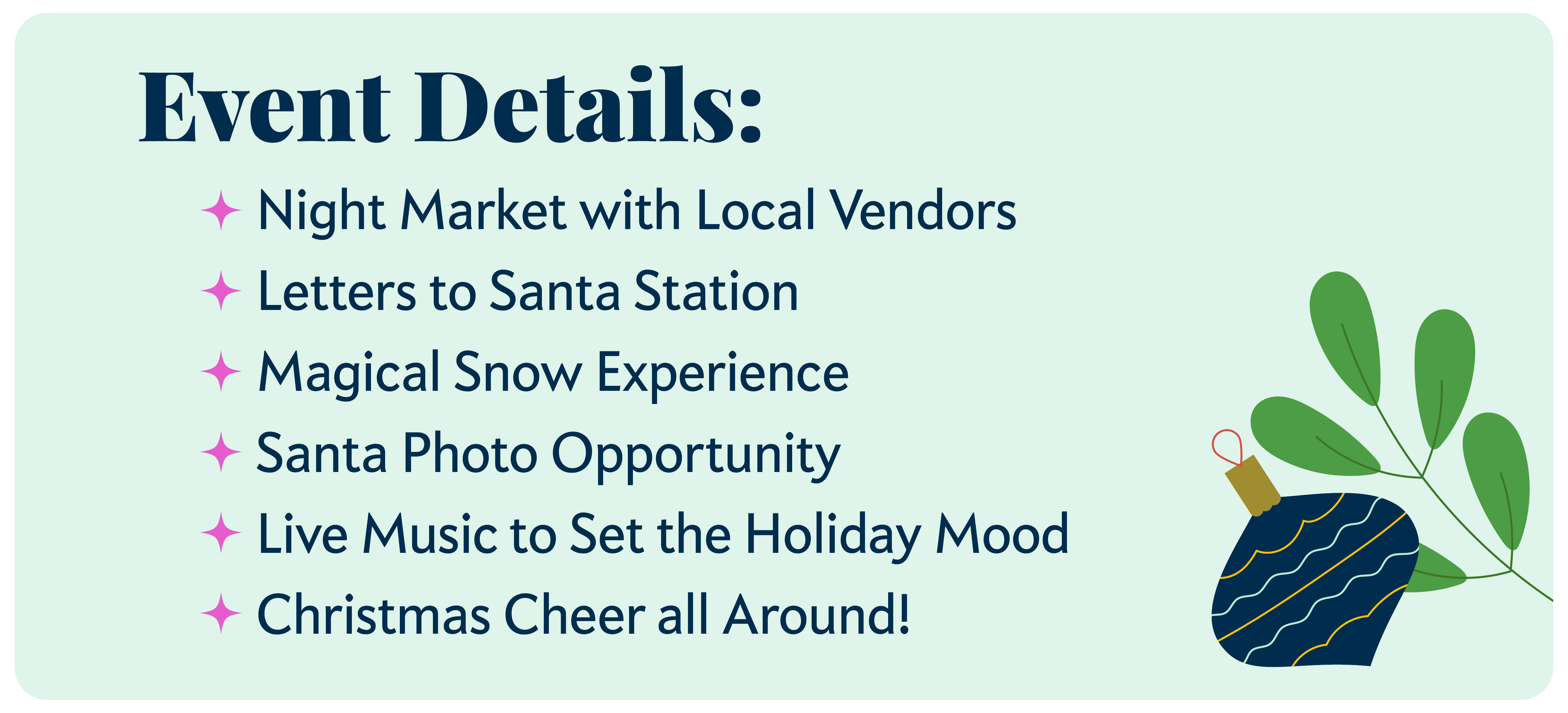 Jingle & Mingle Event Details